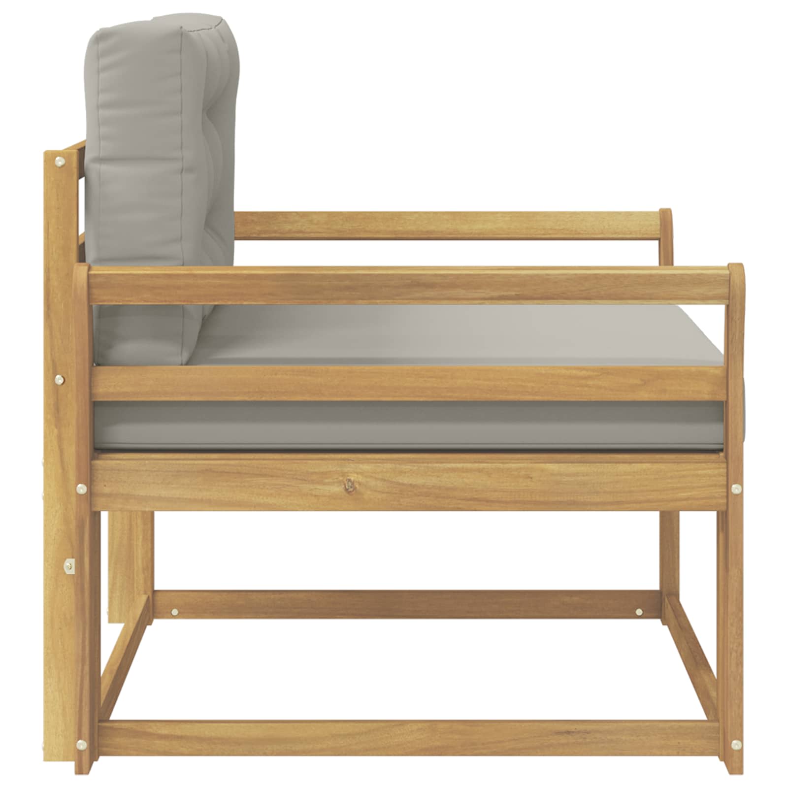 Srednja sofa za van Poliester Bijela