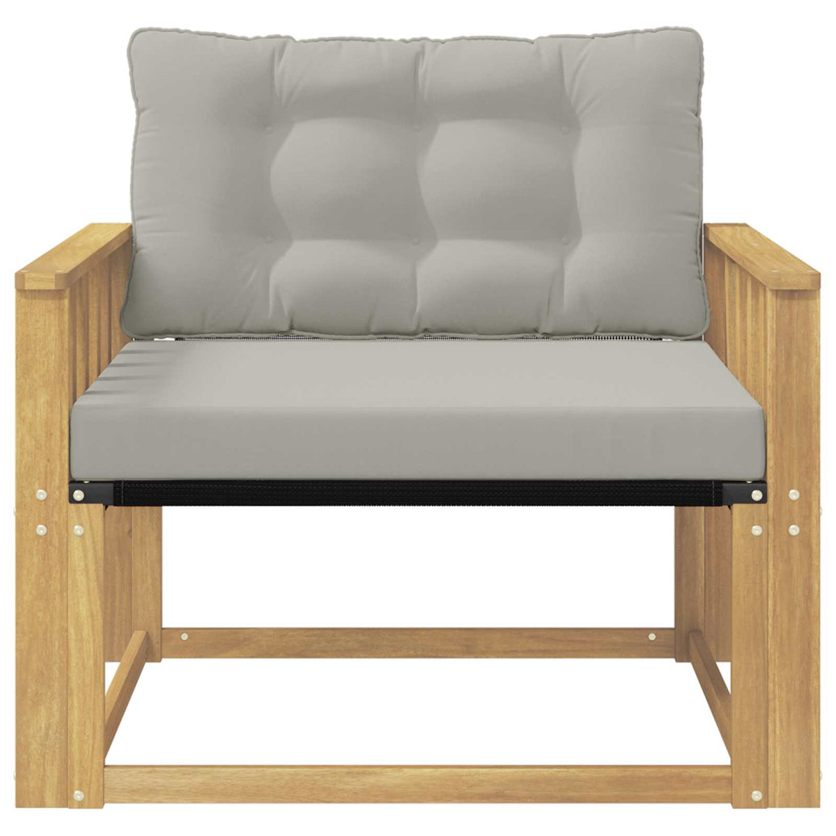 Set vanjskih sofa Čvrsto drvo akacije i Textilene