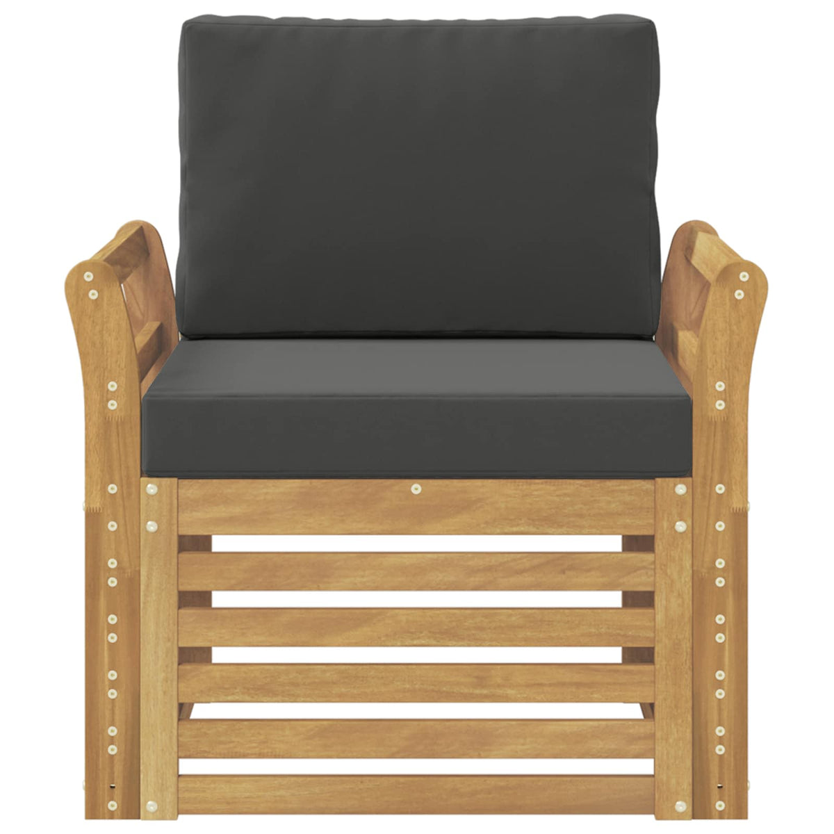 Set vanjskih sofa Poliester Bijela
