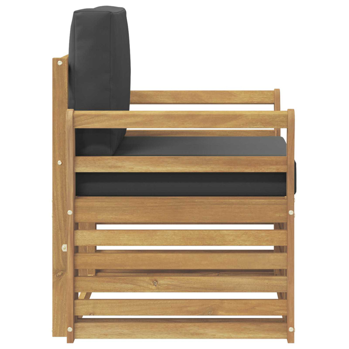 Set vanjskih sofa Poliester Bijela