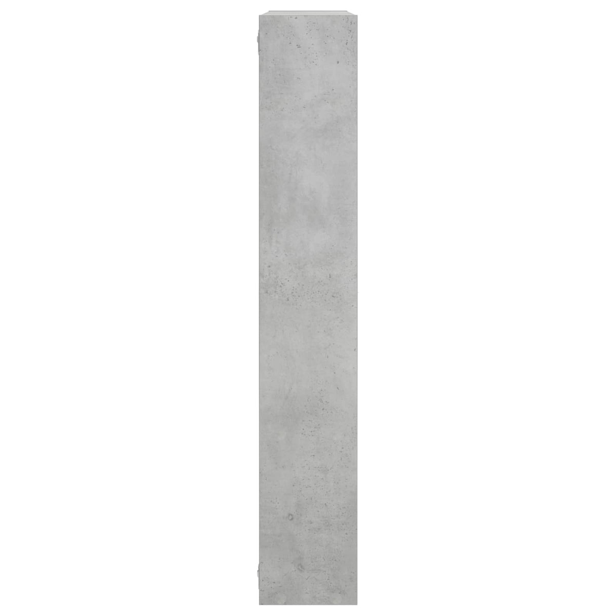 Zidna polica Betonska siva 103 x 17 x 102 cm Prerađeno drvo