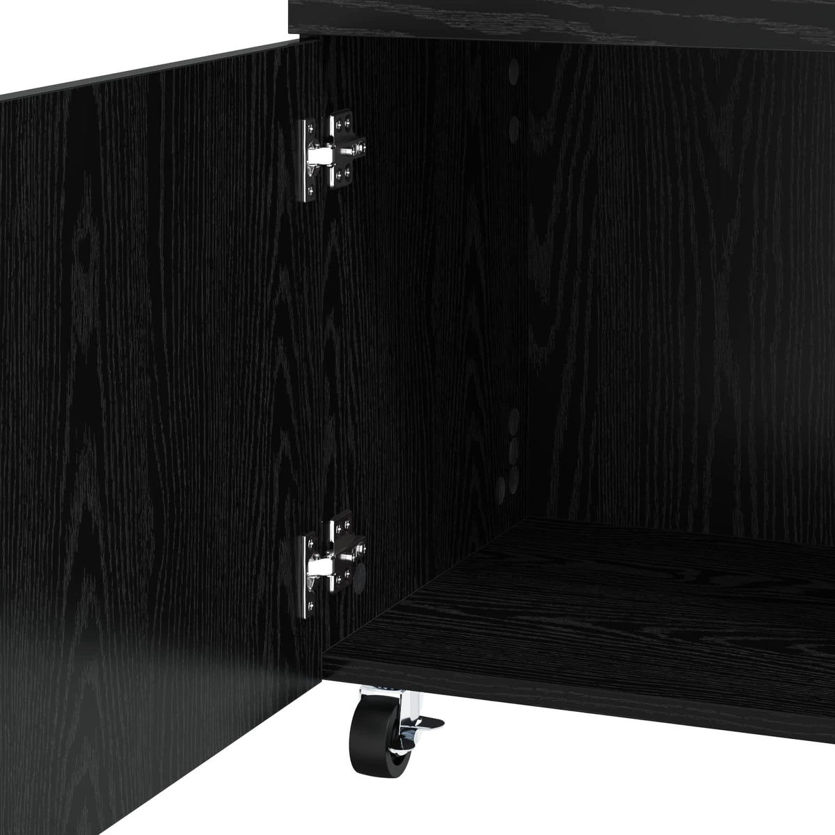Barska kolica Crni hrast 50 x 41 x 89 cm Konstruirano drvo