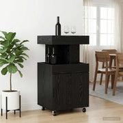 Barska kolica Crni hrast 50 x 41 x 89 cm Konstruirano drvo