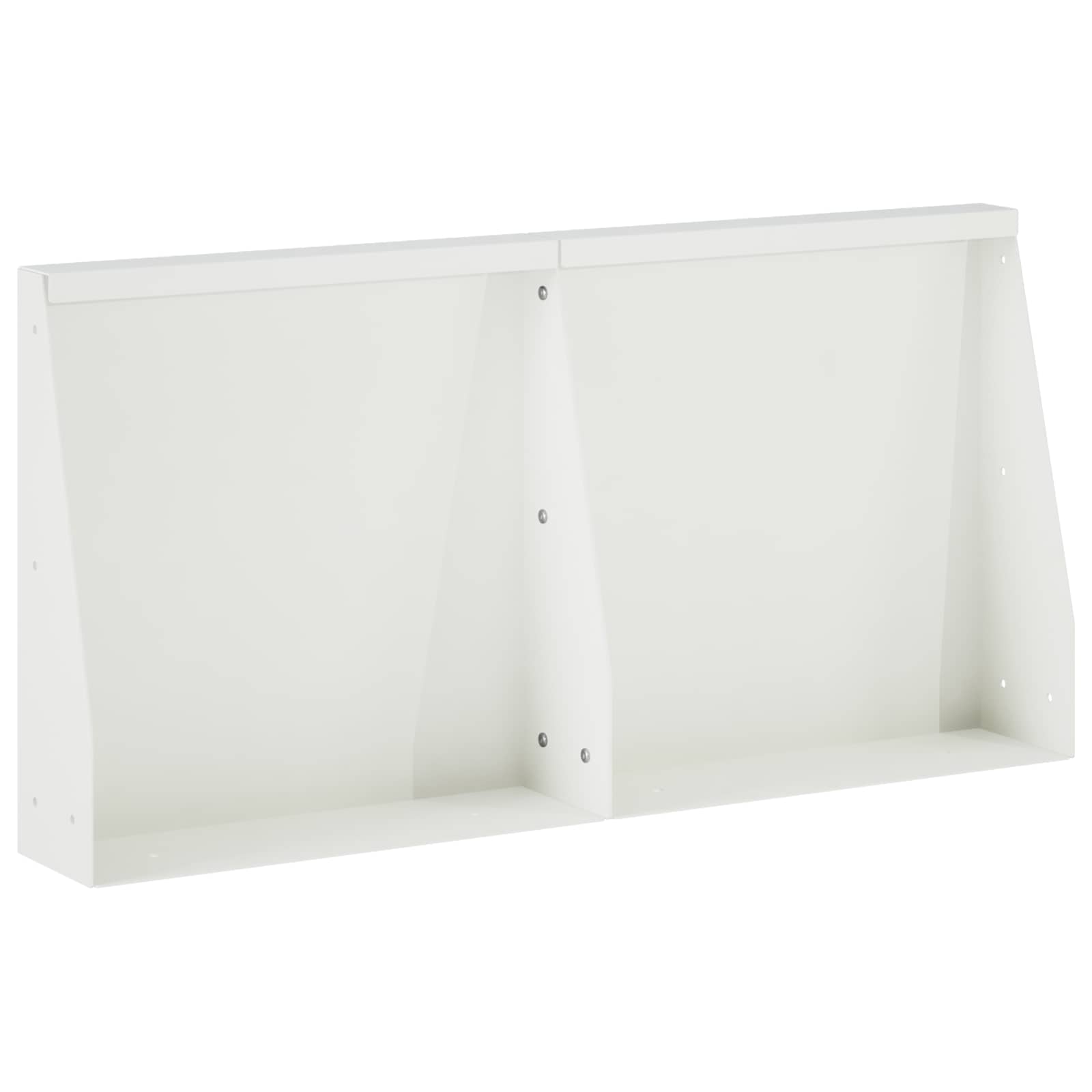 Zid za zadržavanje 2 kom. 40 x 12 x 30 cm Čelik Bijela