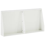 Zid za zadržavanje 2 kom. 40 x 12 x 30 cm Čelik Bijela