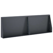Zid za zadržavanje 2 kom. 60 x 12 x 40 cm Čelik Antracit