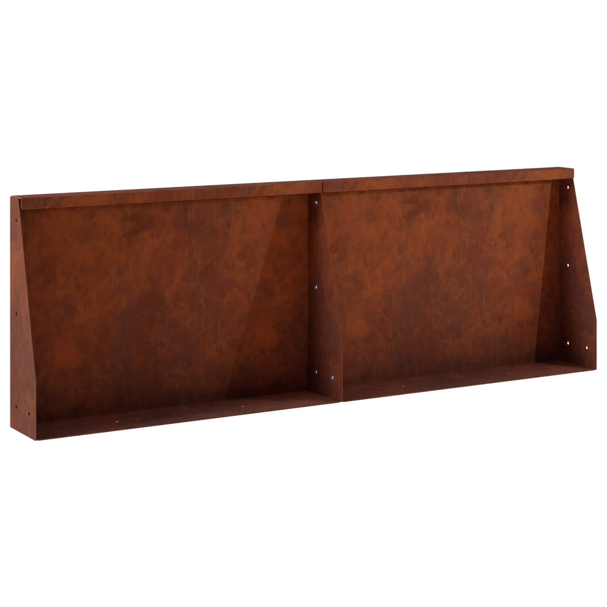 Zid za zadržavanje 2 kom. 60 x 12 x 50 cm Otporni čelik Rđa