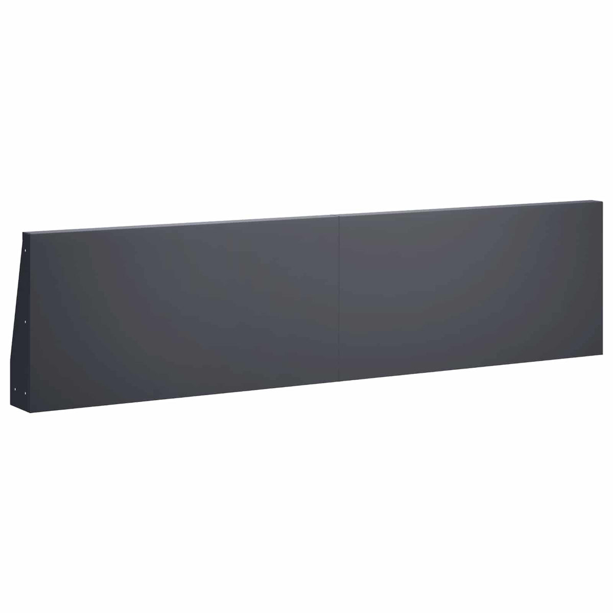 Zid za zadržavanje 2 kom. 80 x 12 x 30 cm Čelik Antracit