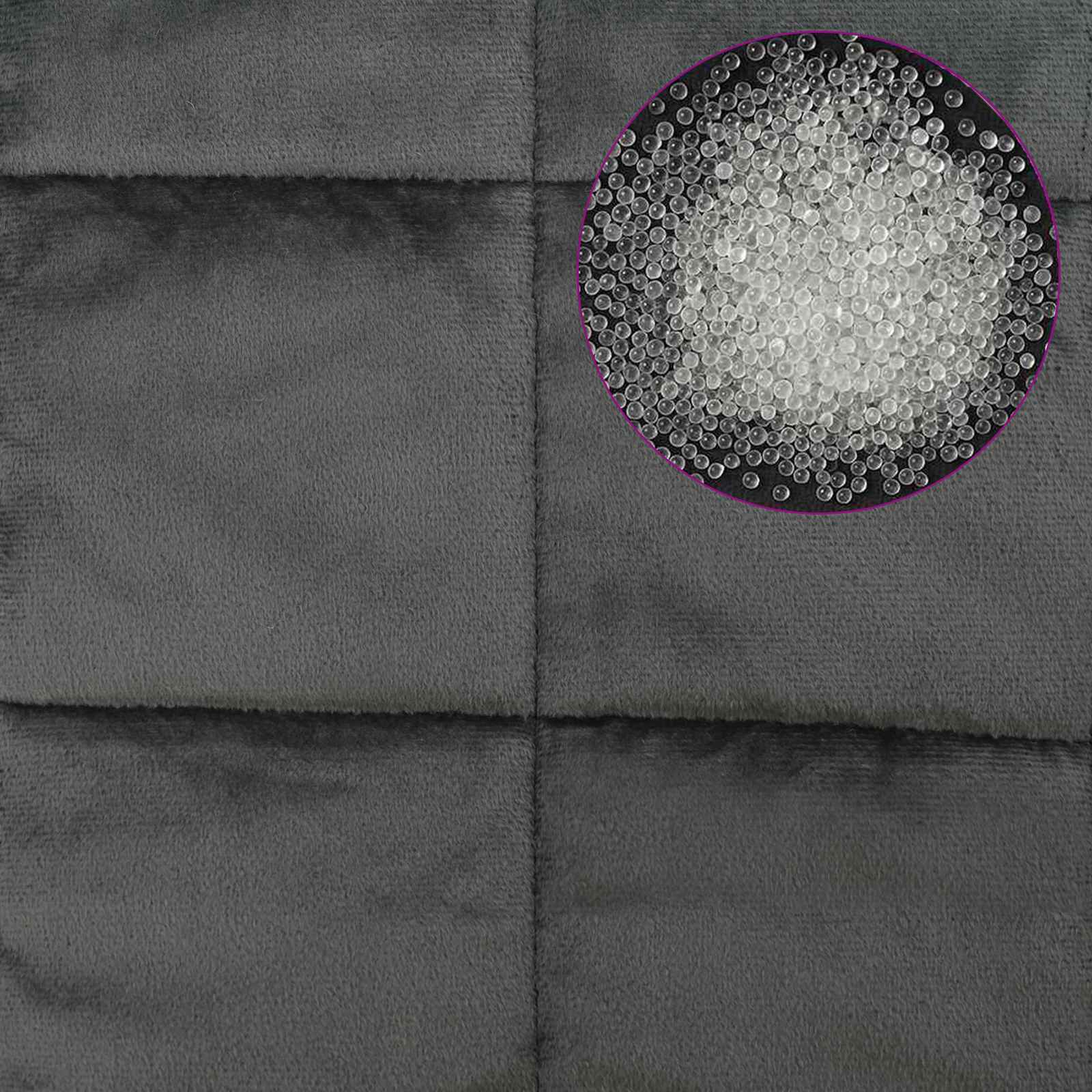 Težak pokrivač Antracit 122 x 183 cm 9 kg 100% Pamuk 205T