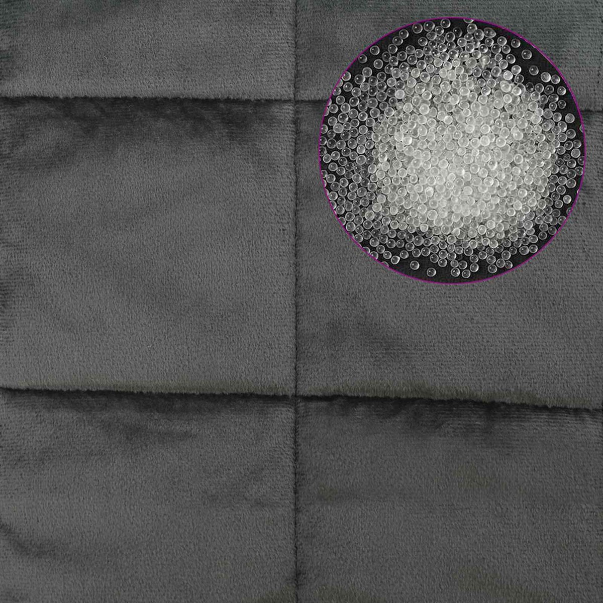 Težak pokrivač Antracit 200 x 220 cm 13 kg 100% Pamuk 205T