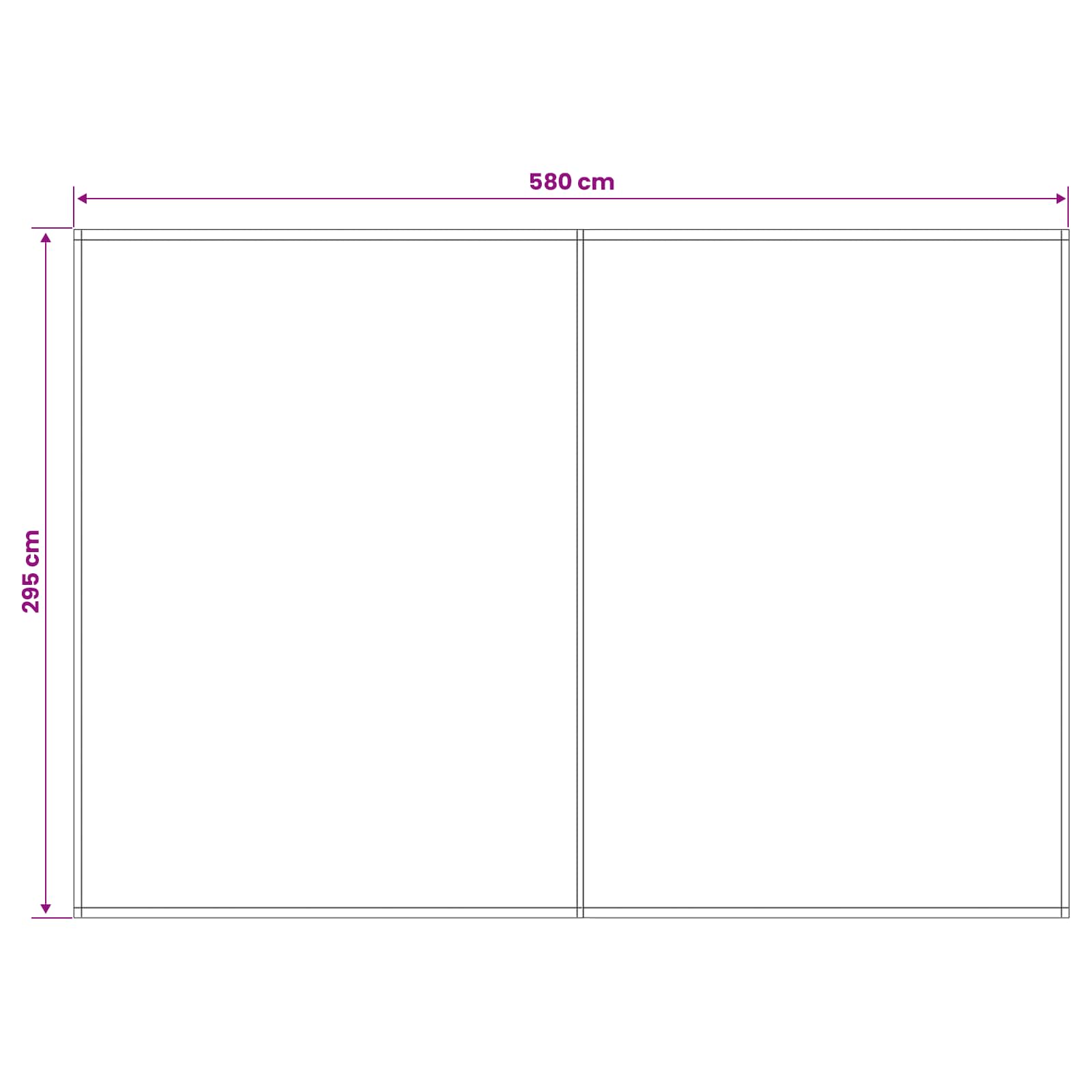 Zamjensko platno za tendu Bež 600 × 300 cm Poliester