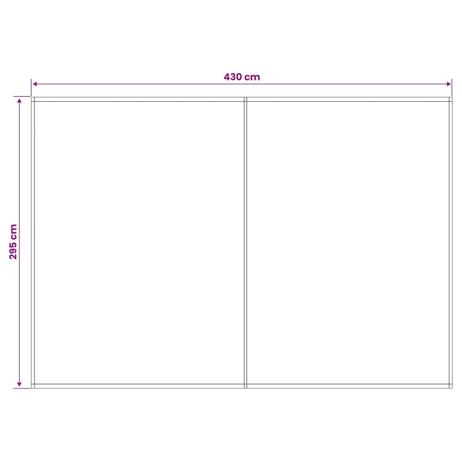Zamjensko platno za tendu Zelena i bijela 450 × 300 cm