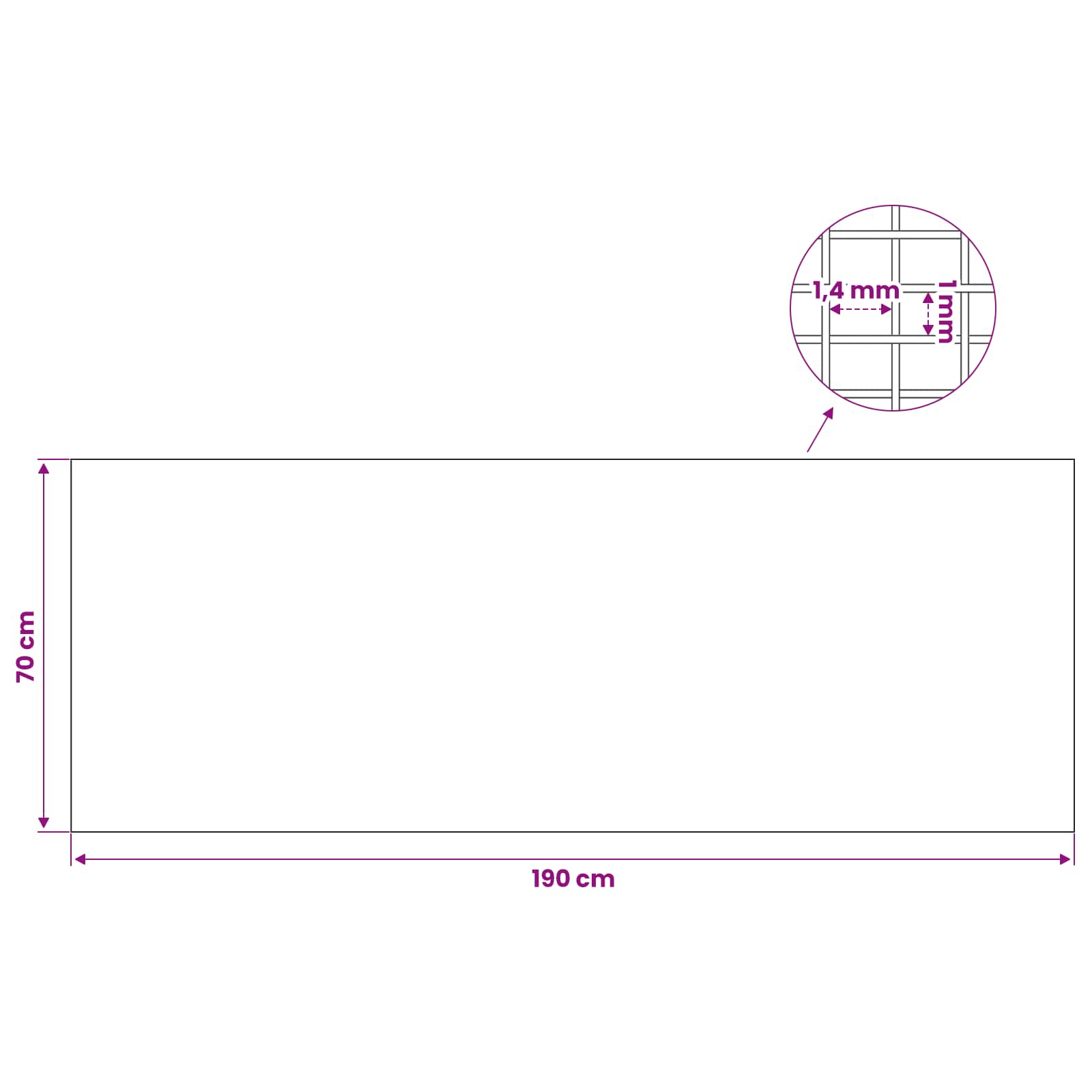 Pokrov za svjetlosne okvire s kopčama 5 kom. 70 x 190 cm