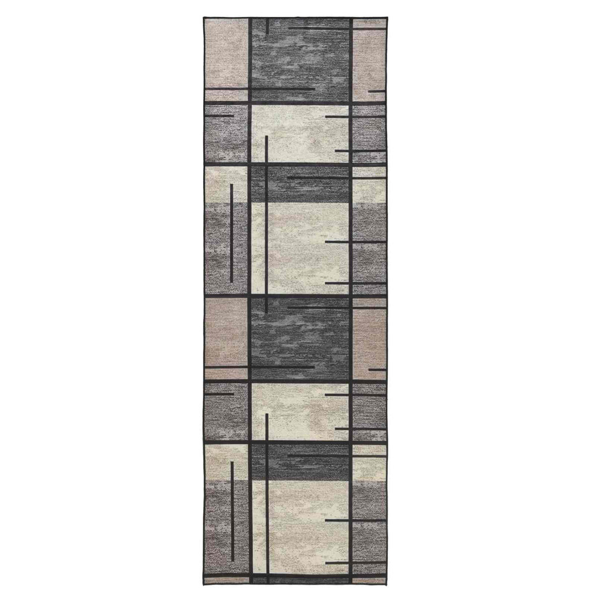 Traka za tepih LESAKA Smeđa 80 x 200 cm Dijamantni baršun