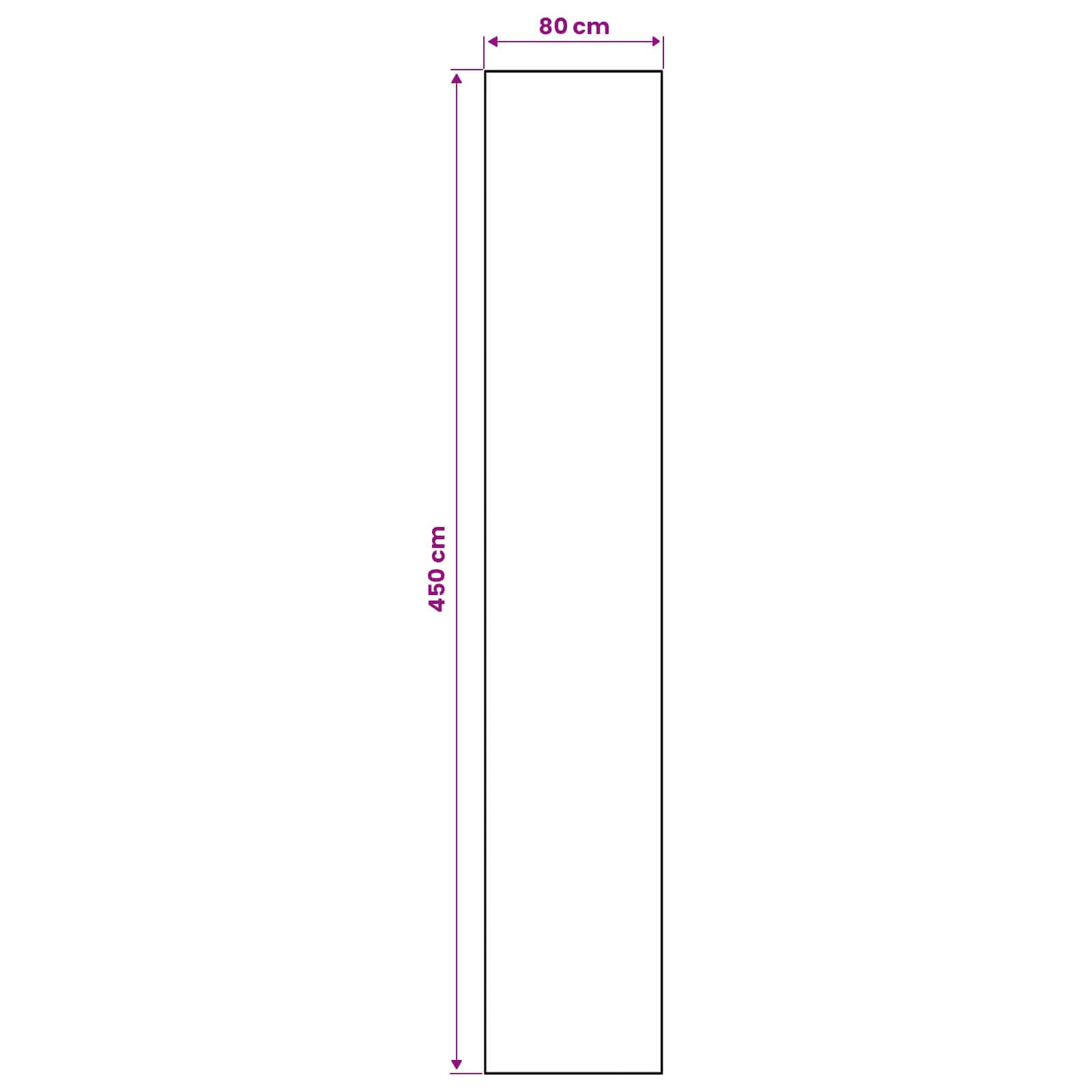 Traka za tepih LESAKA Crna i zlatna 80 x 450 cm