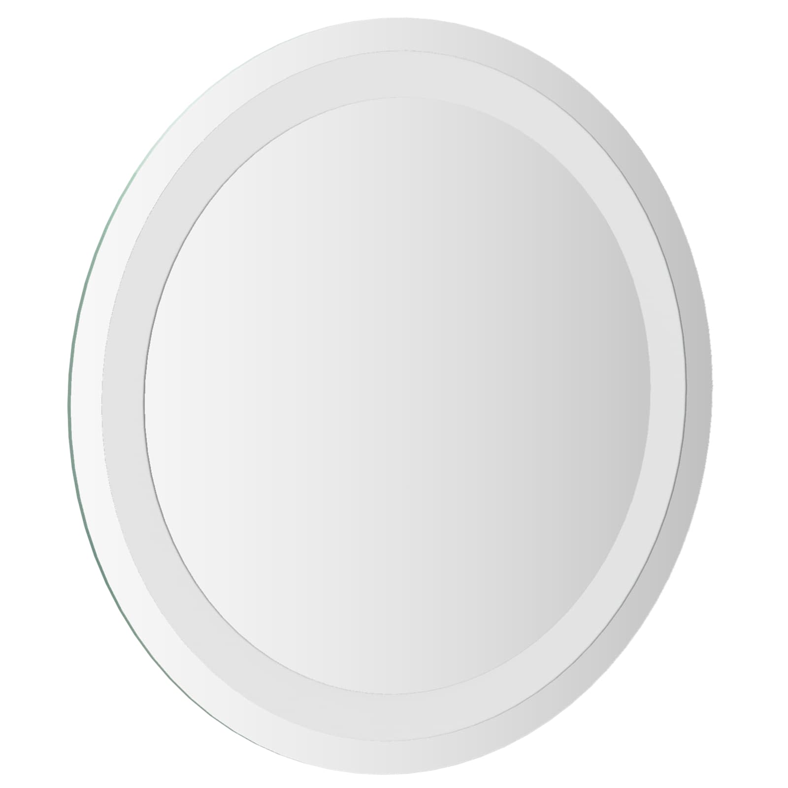 LED kupaonsko ogledalo s ogledalom *Transparent*an Ø 40 cm