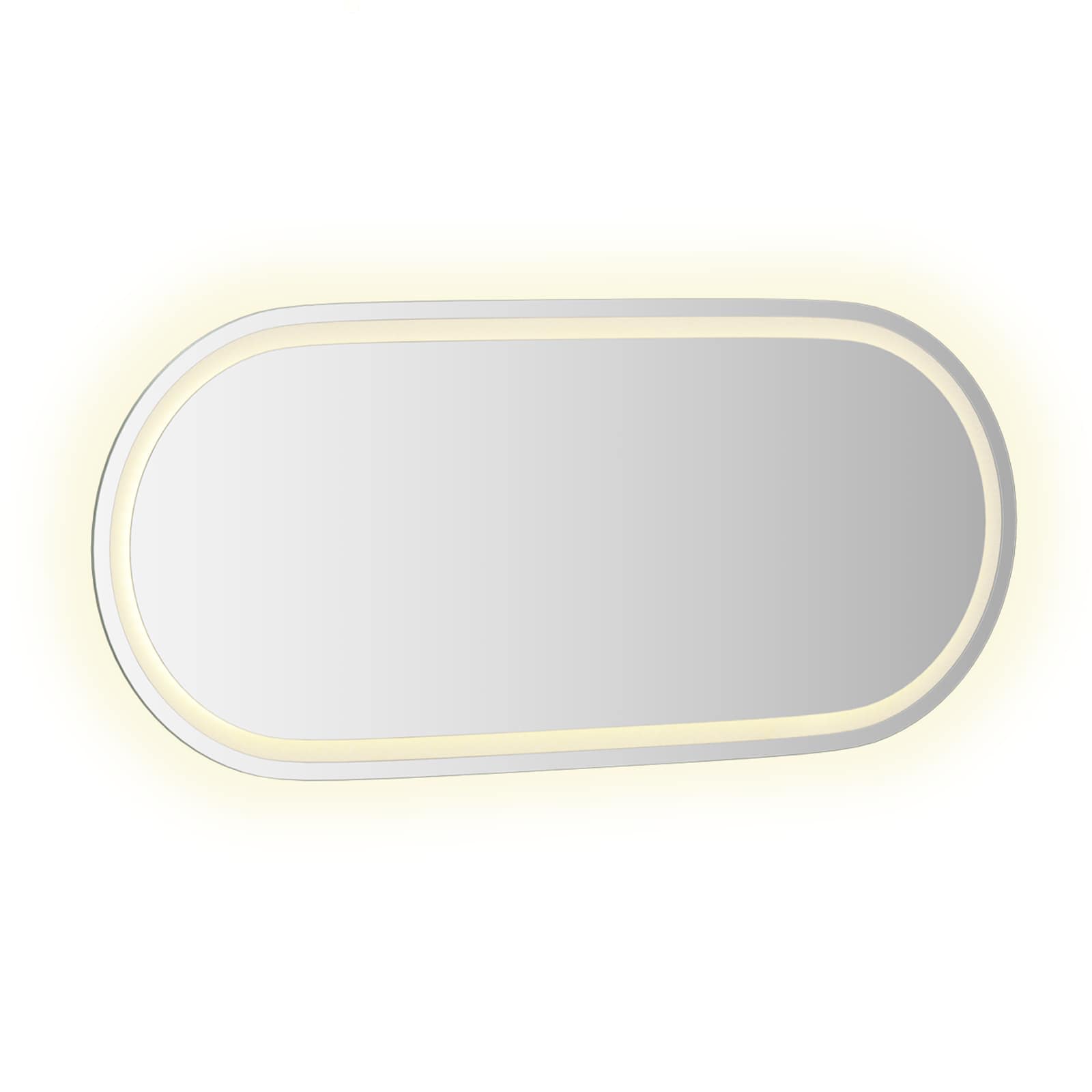 LED kupaonsko ogledalo s ogledalom *Transparent*an 100 x 45 cm