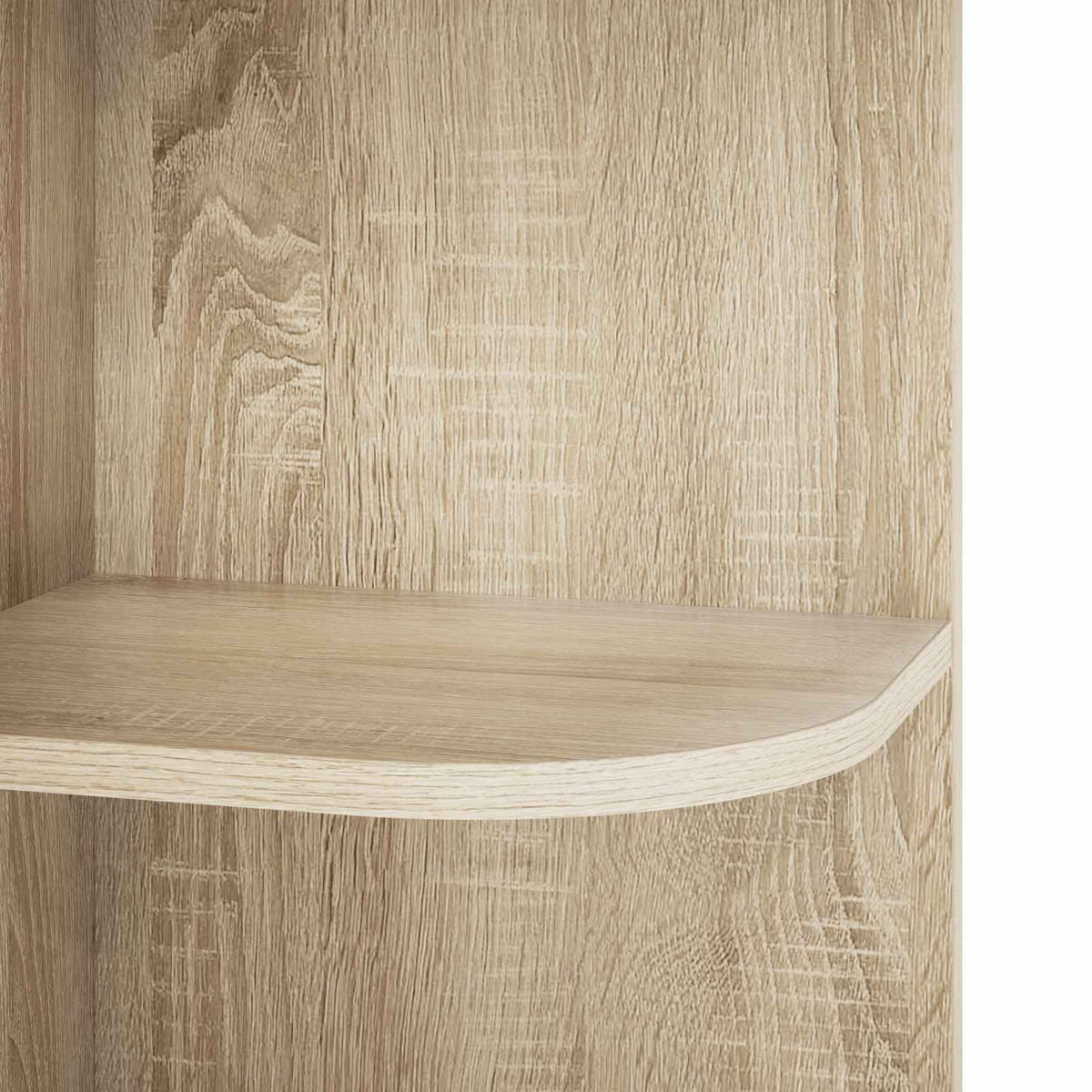 Kutna polica 4 razina 31,5 x 31 x 130 cm Inženjersko drvo