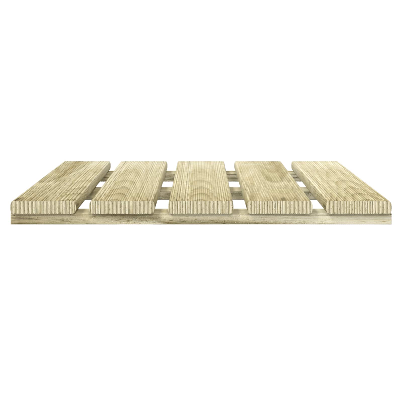 Pločice za decking 12 pcs Zelena 50 x 50 cm
