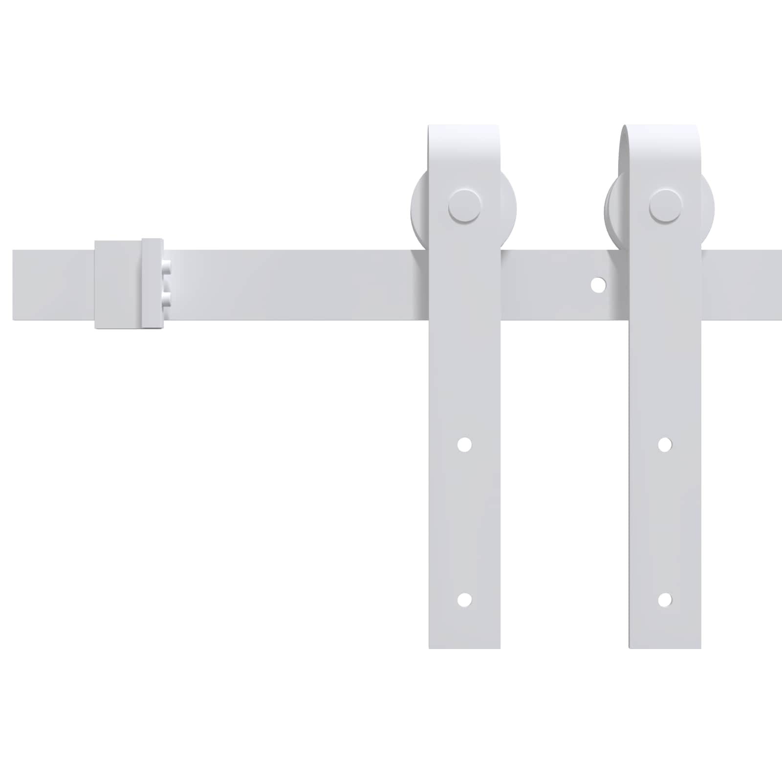 Klizna vrata Prirodna i bijela 70 x 210 cm Čvrsta borovina