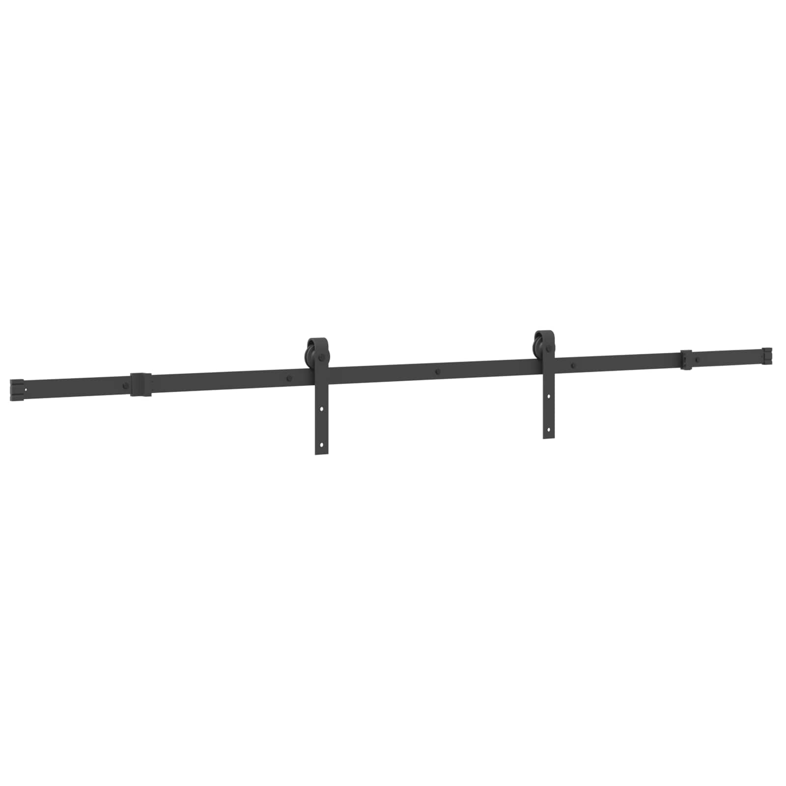 Klizna vrata NARVIK Prirodna i crna 95 x 210 cm (213,5 cm)