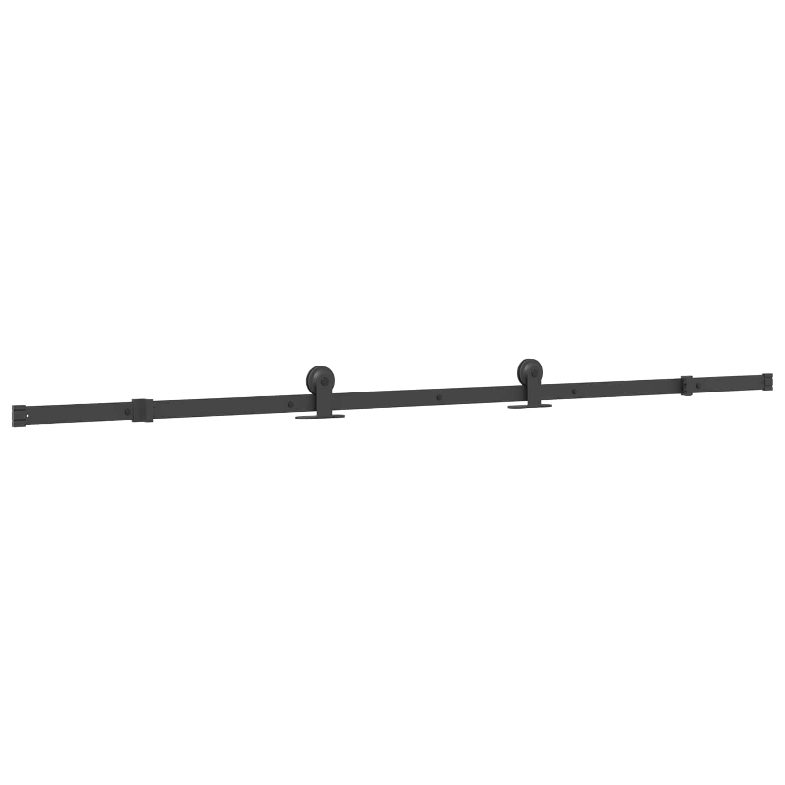 Klizna vrata NARVIK Prirodna i crna 100 x 210 cm (213,5 cm)