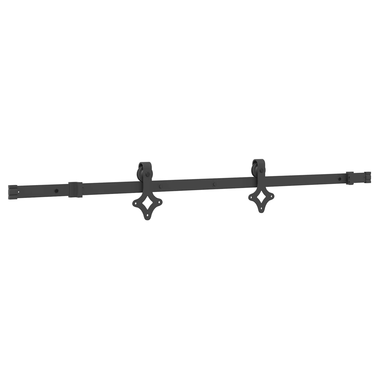Klizna vrata NARVIK Prirodna i crna 70 x 210 cm (152,5 cm)