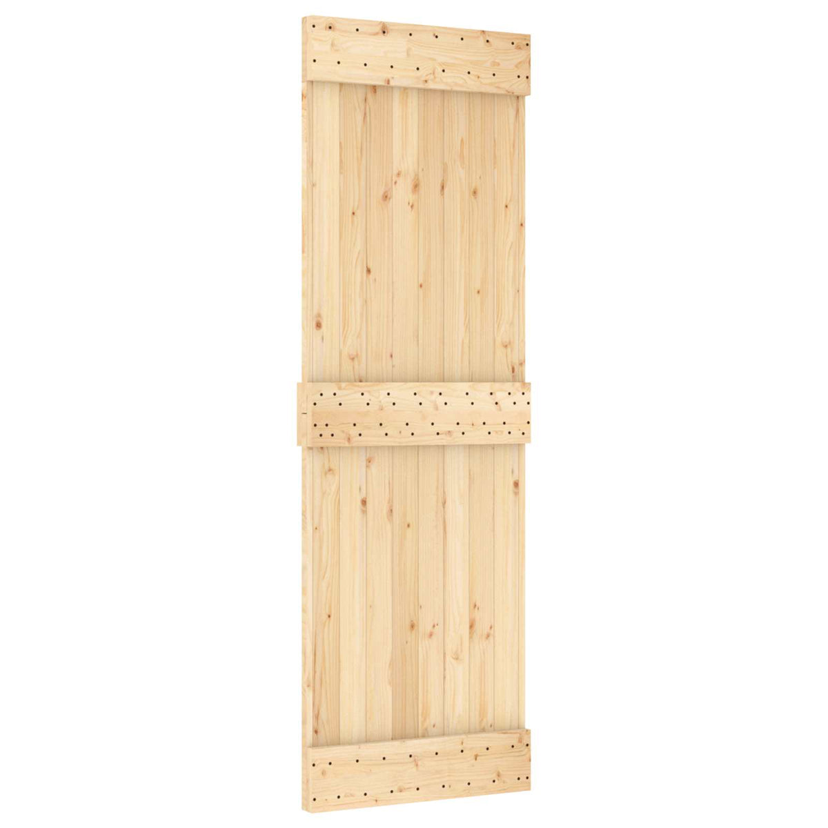Klizna vrata NARVIK Prirodna i crna 70 x 210 cm (152,5 cm)