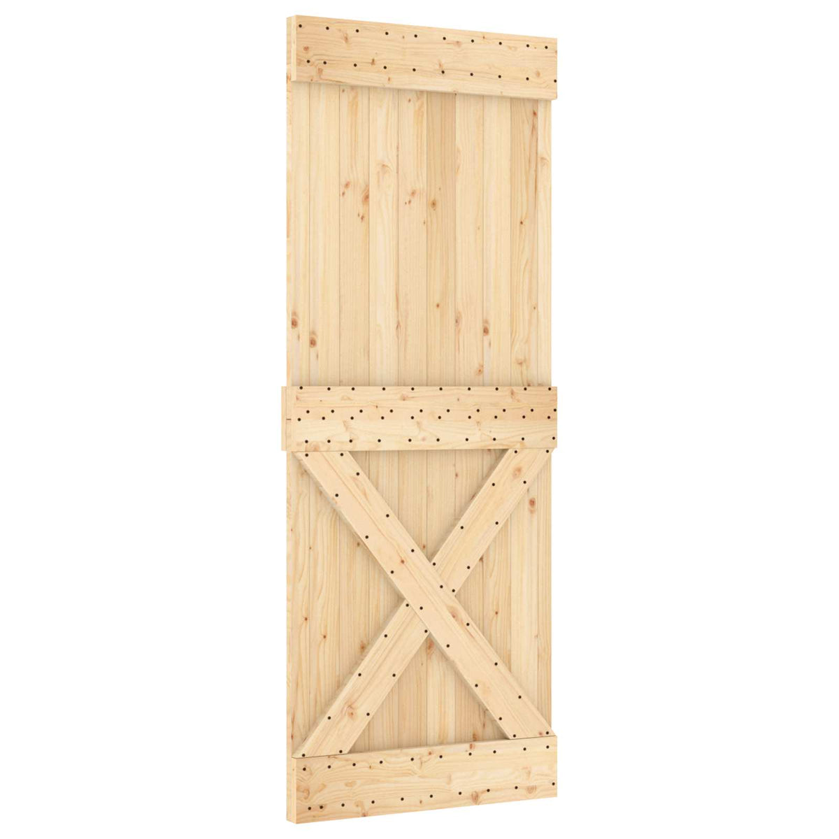 Klizna vrata NARVIK 80 x 210 cm (152,5 cm) Prirodna i crna