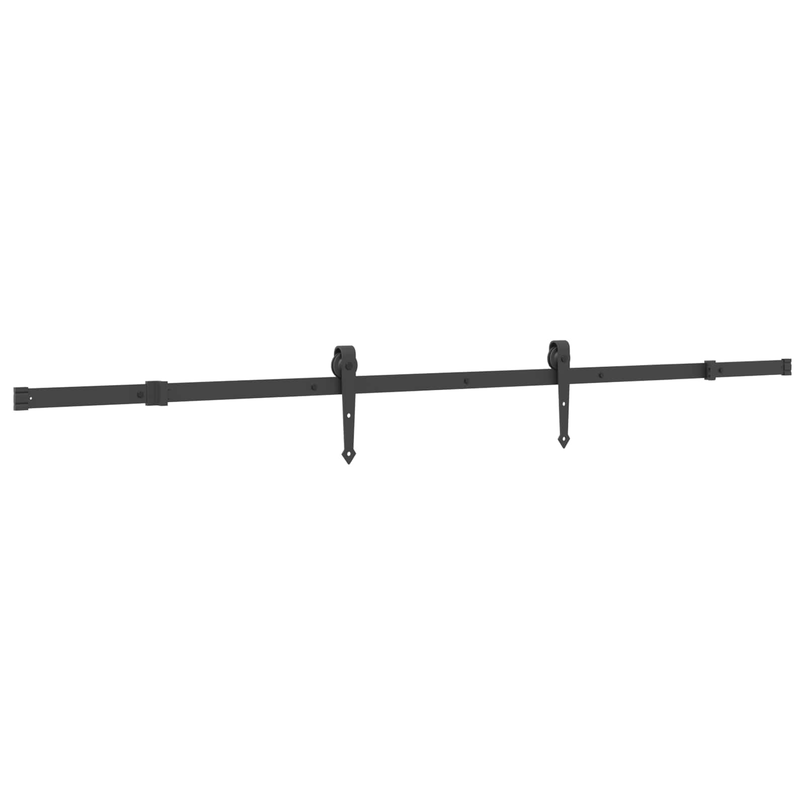 Klizna vrata NARVIK Prirodna i crna 90 x 210 cm (213,5 cm)