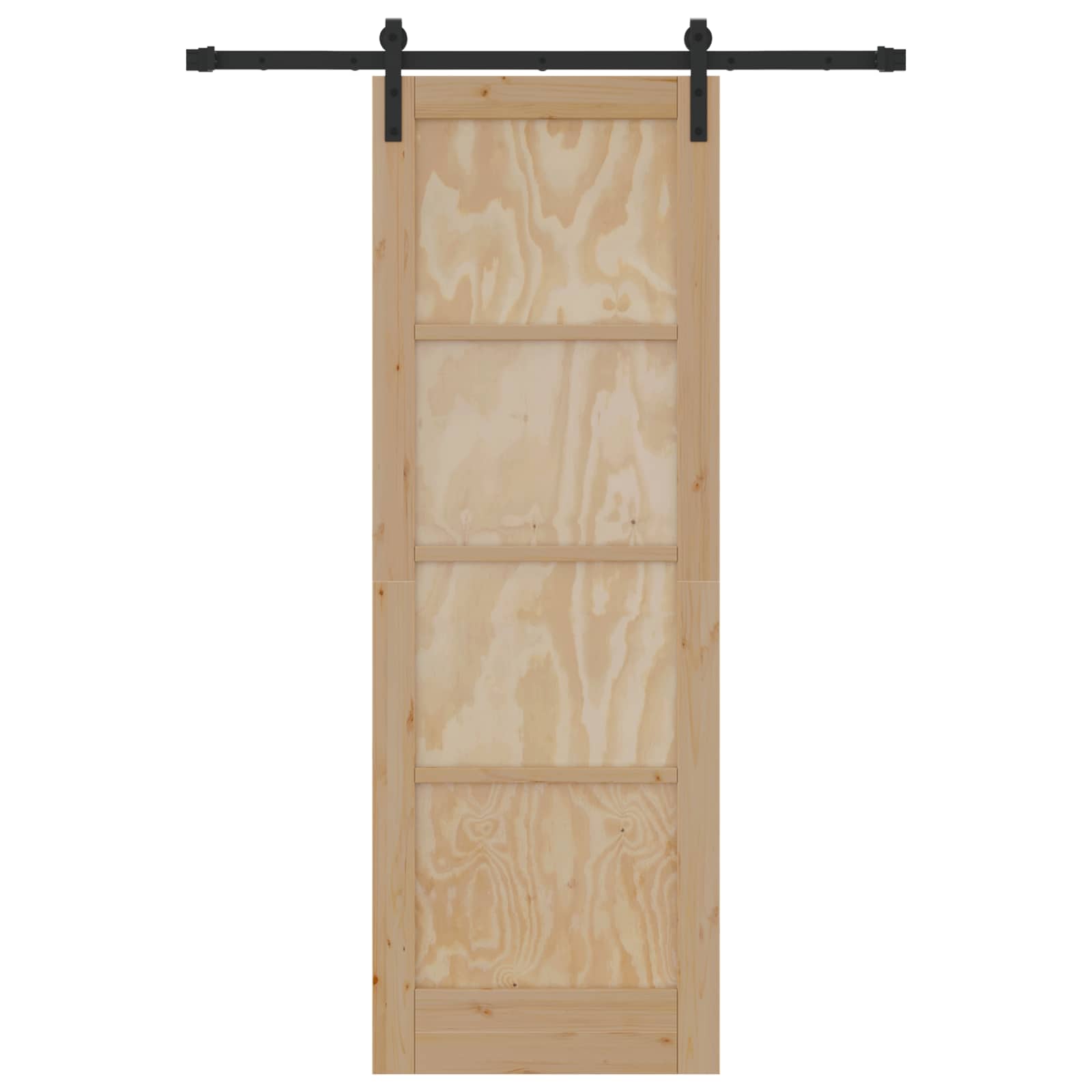 Klizna vrata Prirodna 73,5 x 211 cm Masivna borovina