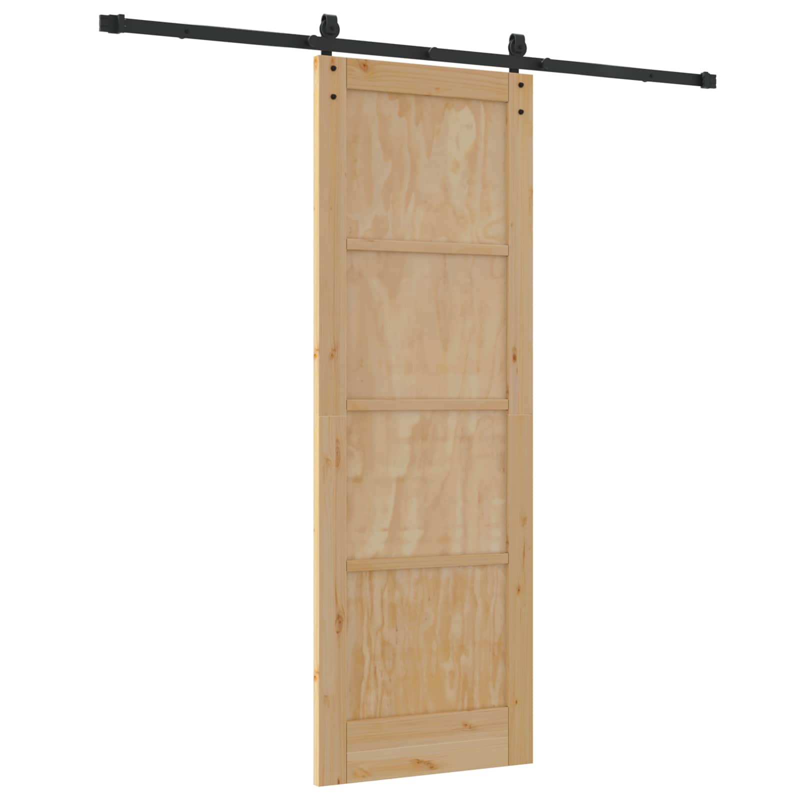 Klizna vrata Prirodna 73,5 x 211 cm Masivna borovina