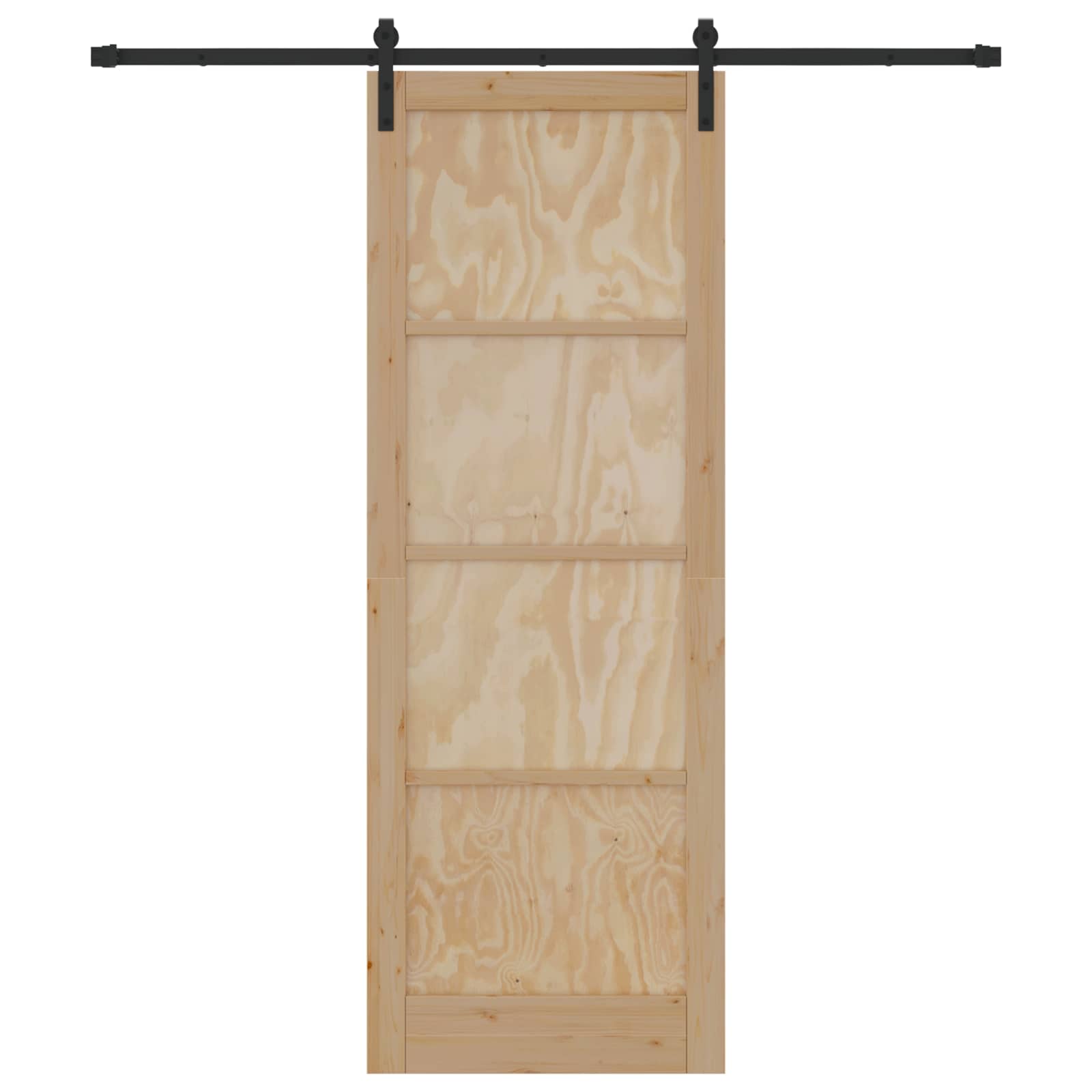 Klizna vrata Prirodna 83 x 232 cm Masivna borovina
