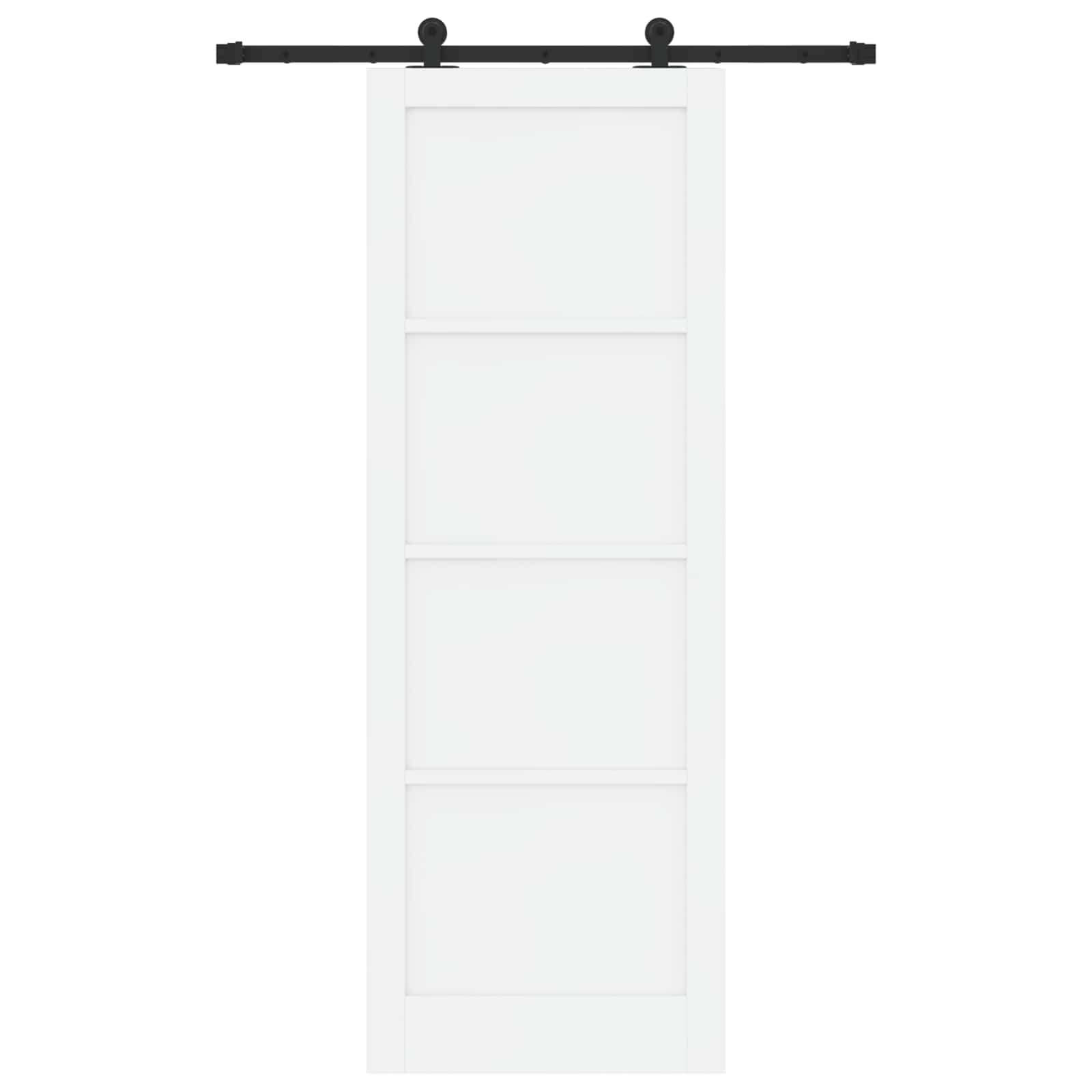 Klizna vrata ORKDAL Bijela 83 x 232 cm Masivna borovina