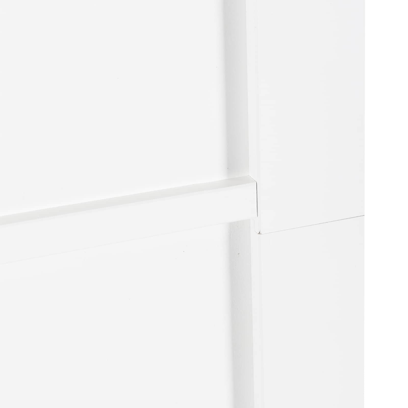 Klizna vrata Bijela i crna 83 x 232 cm Masivna borovina