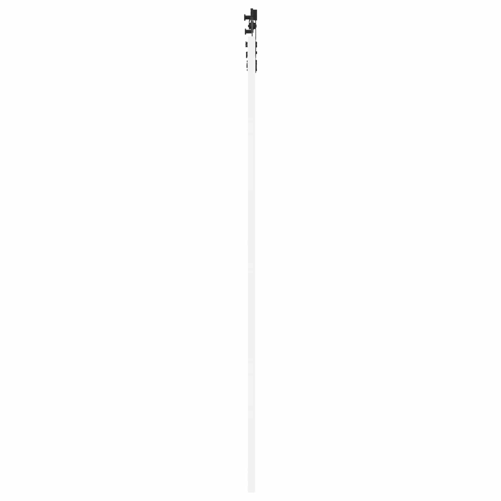 Klizna vrata Bijela i crna 83 x 232 cm Masivna borovina