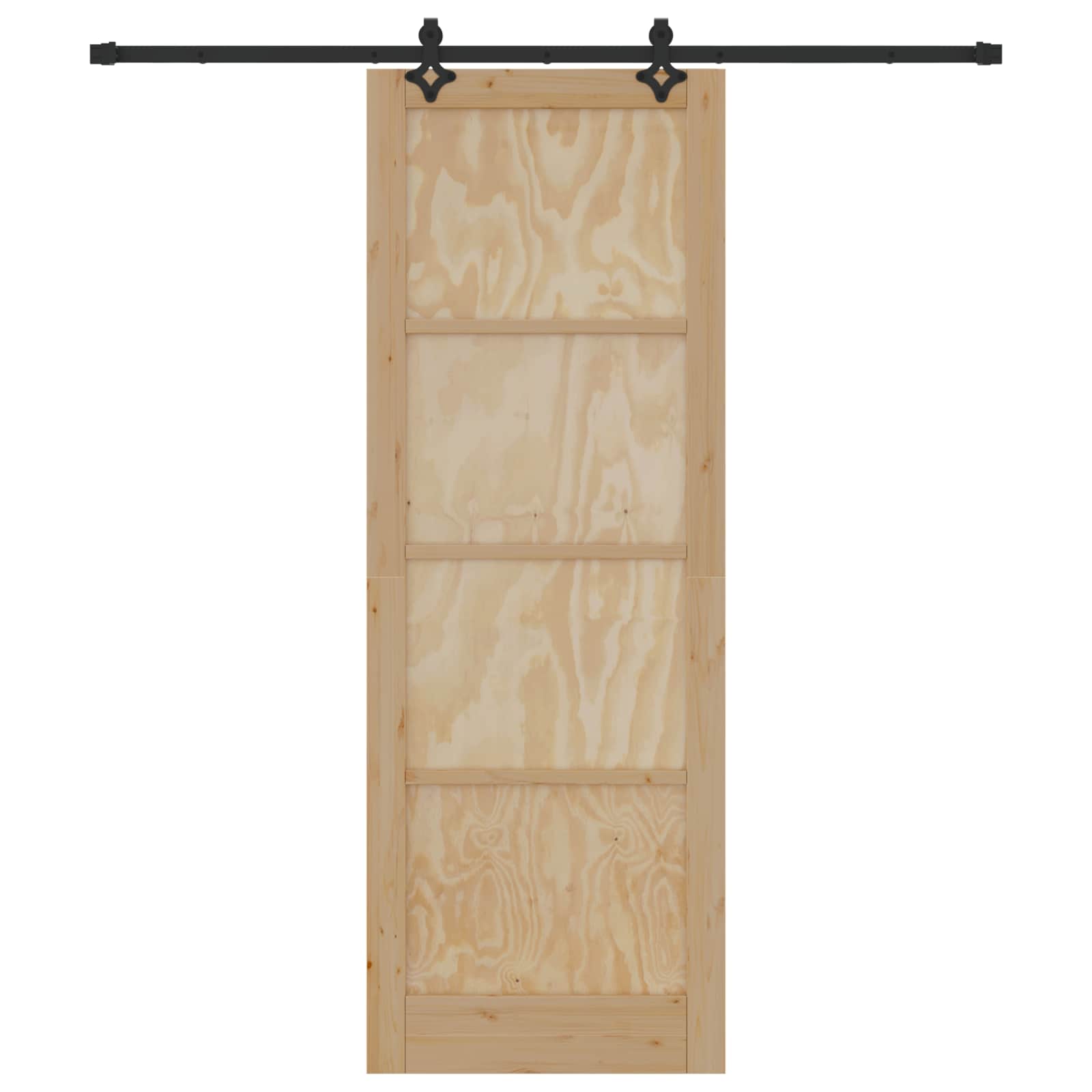 Klizna vrata ORKDAL Prirodna 83 x 232 cm Masivna borovina