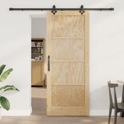 Klizna vrata ORKDAL 86 x 211 cm Masivna borovina Prirodna