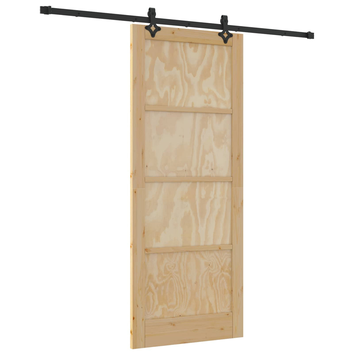 Klizna vrata ORKDAL 86 x 211 cm Masivna borovina Prirodna