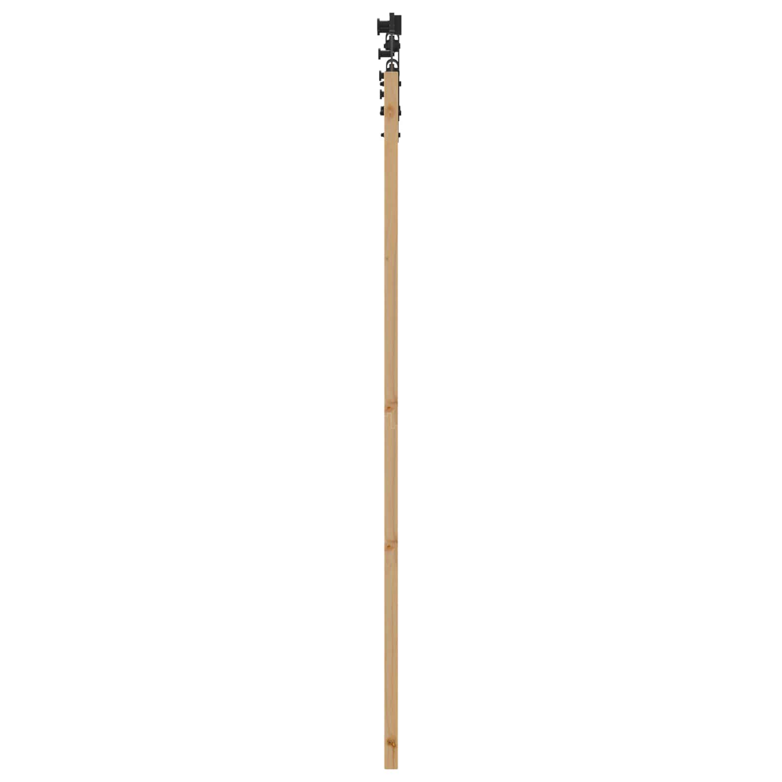 Klizna vrata ORKDAL Prirodna i crna 61 x 198,5 cm