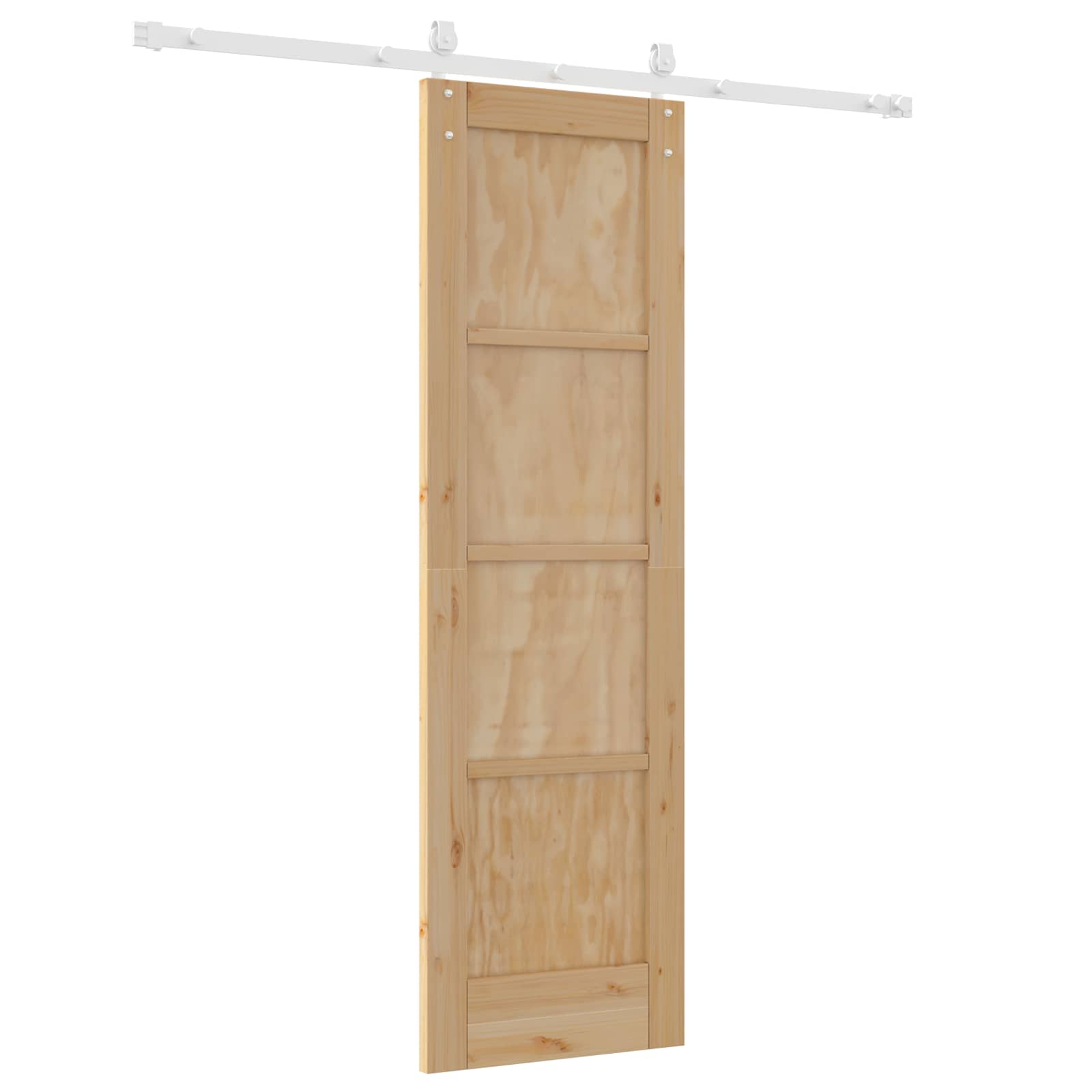 Klizna vrata ORKDAL Prirodna i bijela 61 x 198,5 cm