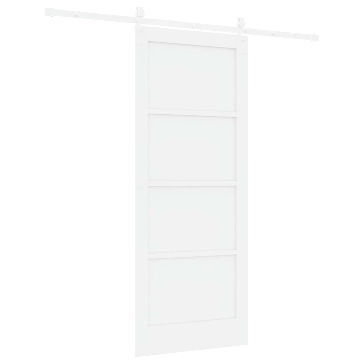 Klizna vrata ORKDAL 83 x 202 cm Masivna borovina Bijela