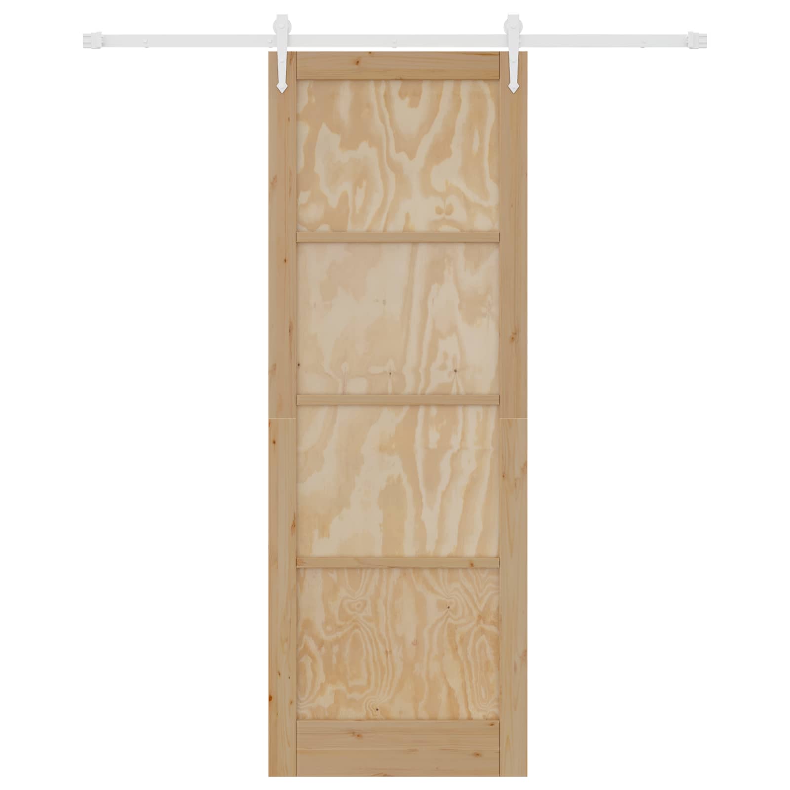 Klizna vrata ORKDAL Prirodna i bijela 83 x 232 cm