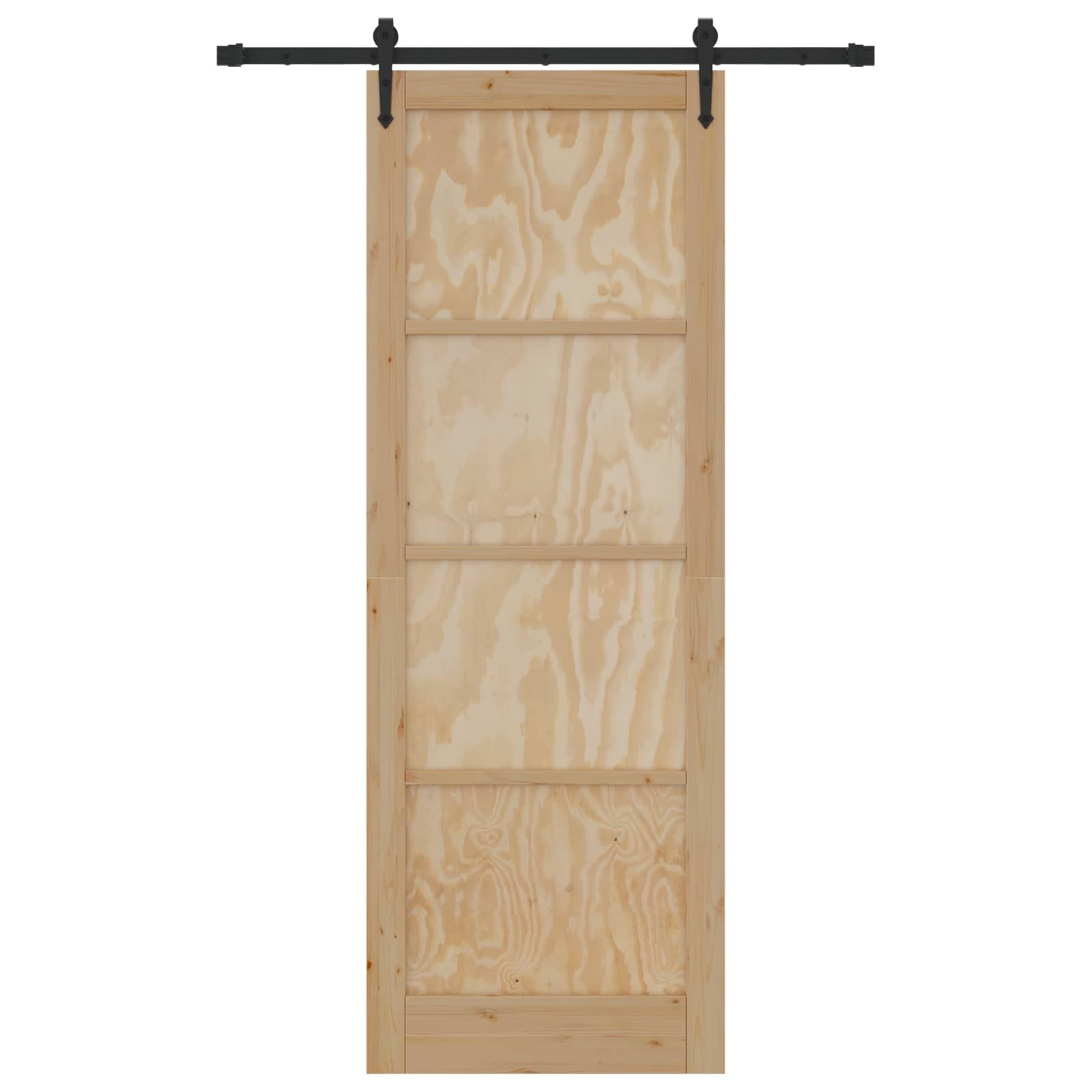 Klizna vrata ORKDAL Prirodna 83 x 232 cm Masivna borovina