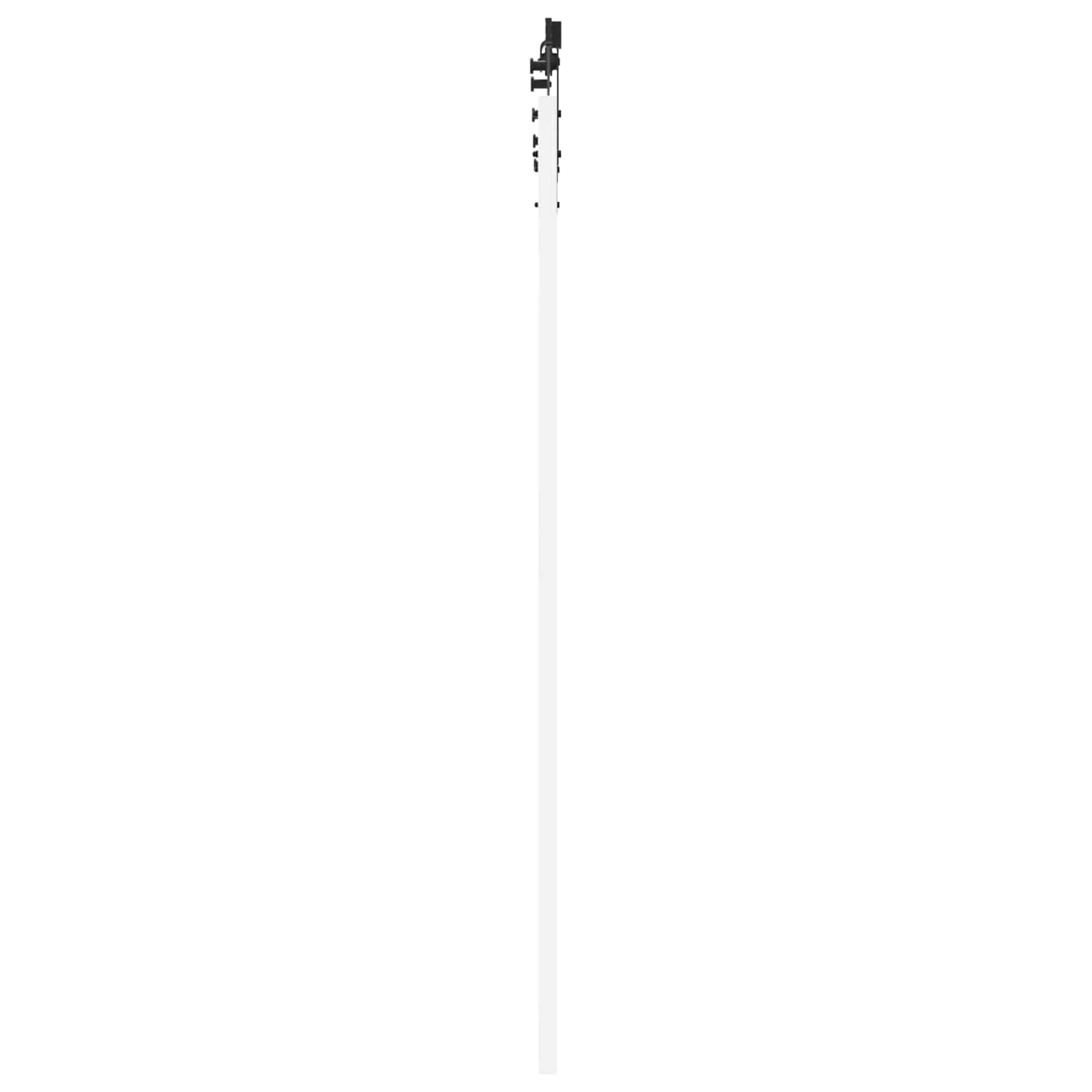 Klizna vrata ORKDAL Bijela 83 x 202 cm Masivna borovina