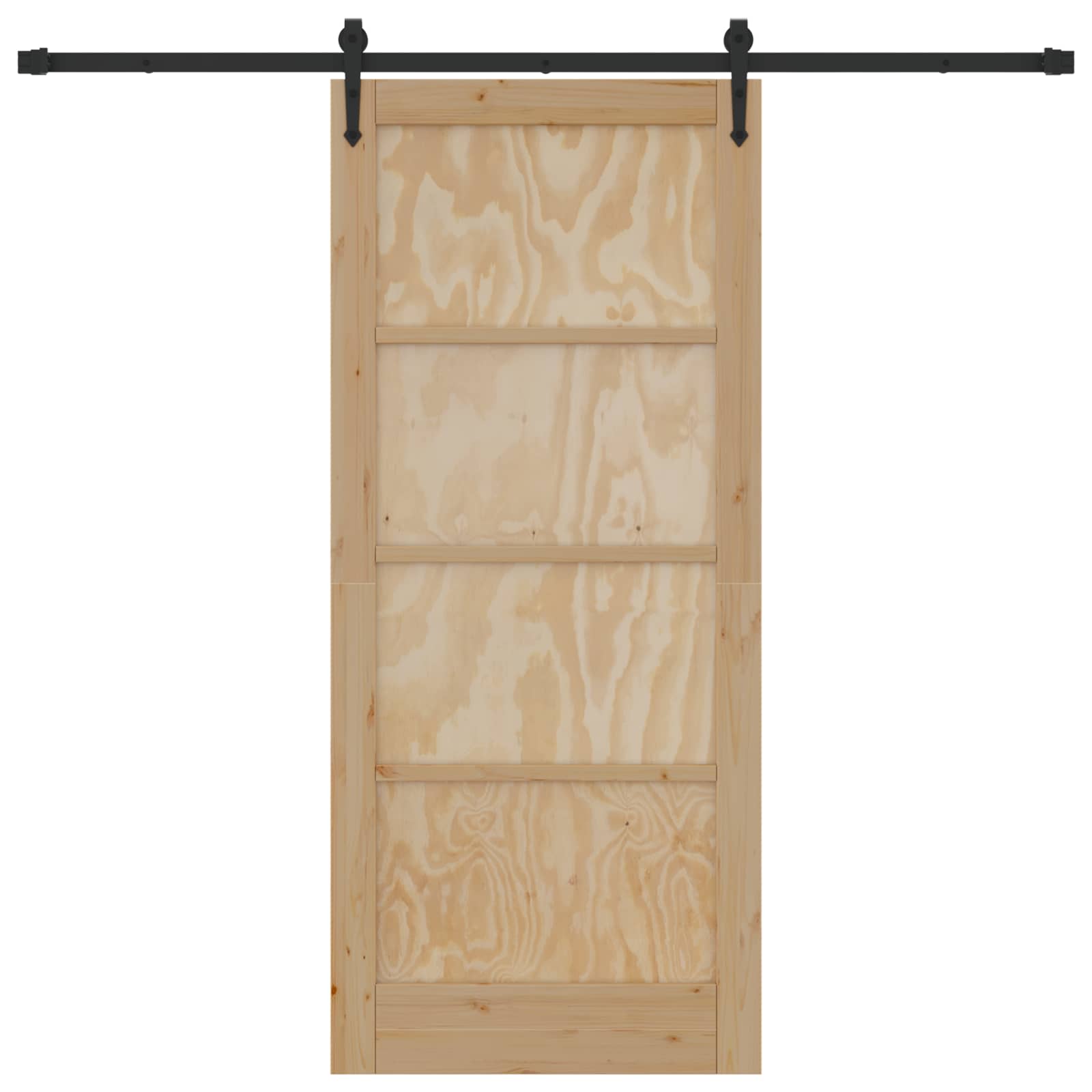 Klizna vrata ORKDAL Prirodna 86 x 198,5 cm Masivna borovina