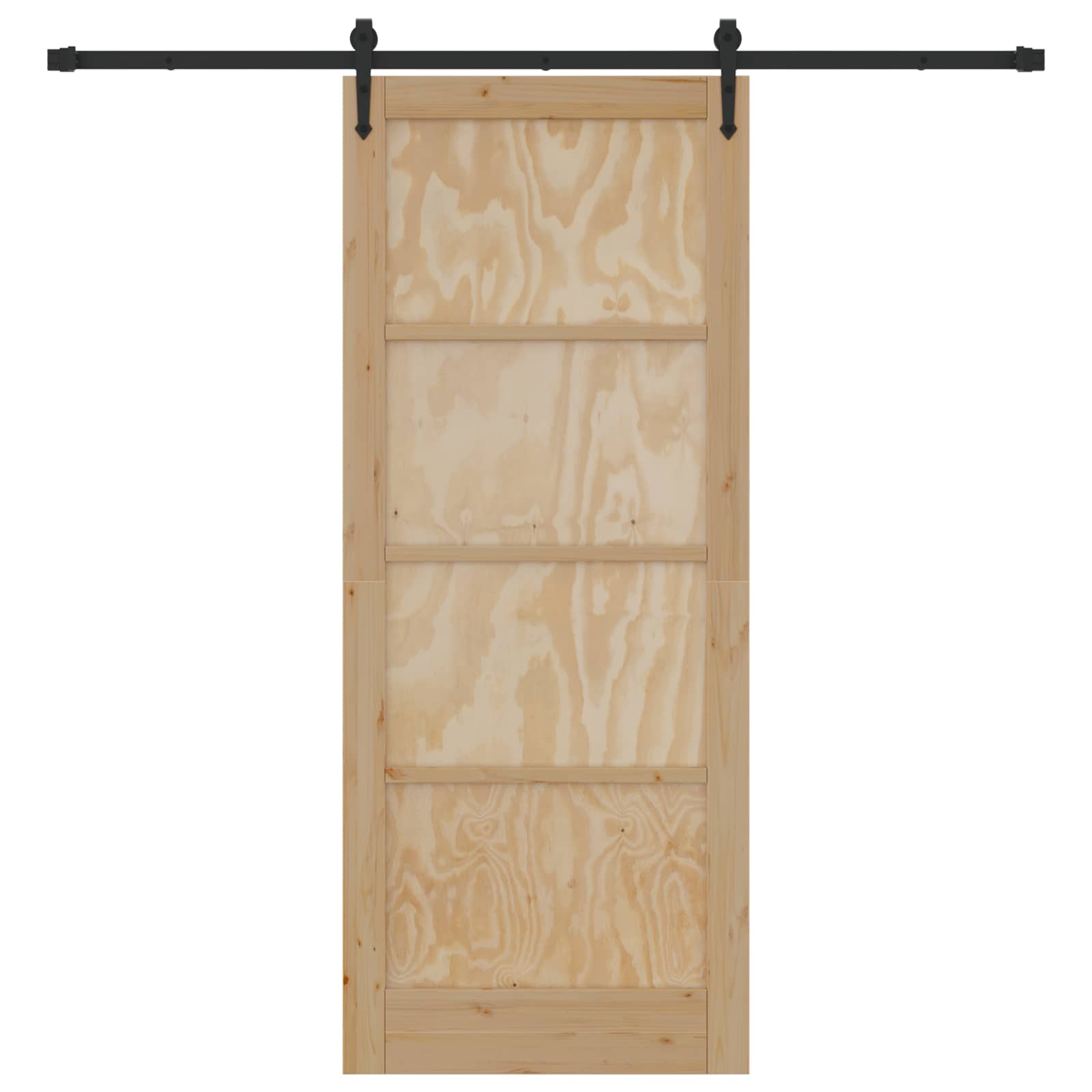Klizna vrata ORKDAL Prirodna 86 x 211 cm Masivna borovina