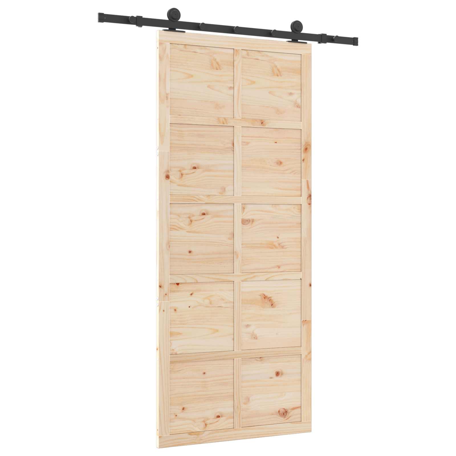 Klizna vrata Prirodna 80 x 208 cm Masivna borovina