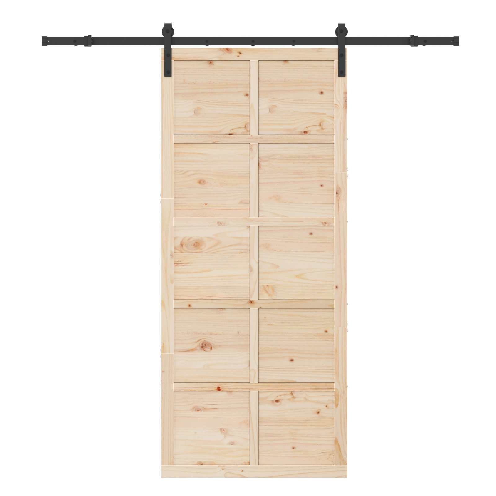 Klizna vrata Prirodna 90 x 208 cm Masivna borovina