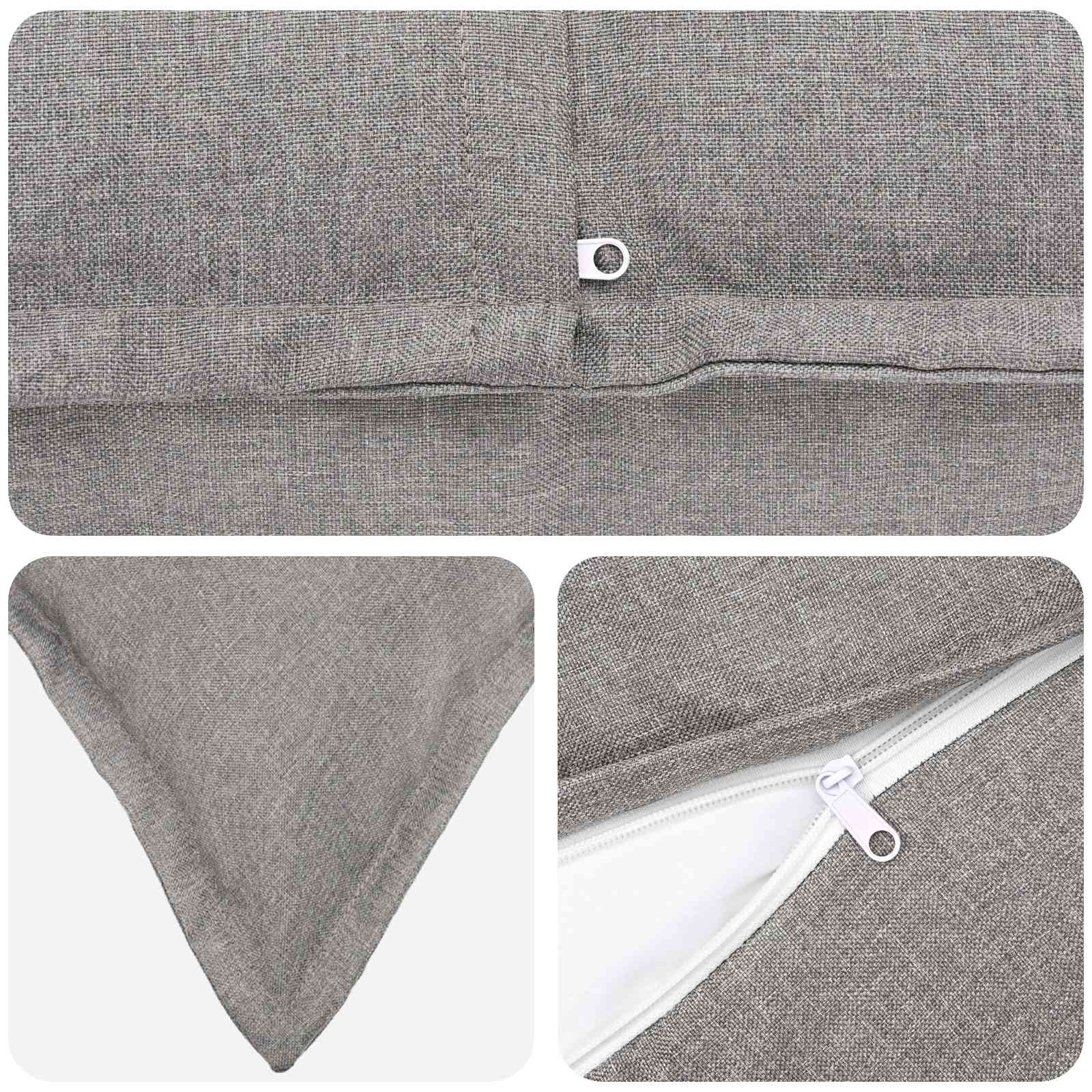 Jastuk s jastukom HOUTEN 12 kom. Oblačnosiva Umjetni lan